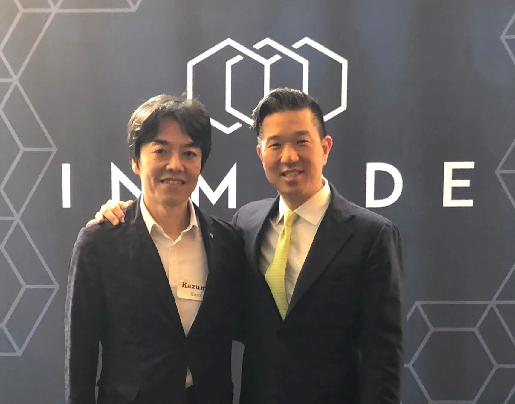 加藤クリニック総院長とインモード社のロゴ画像